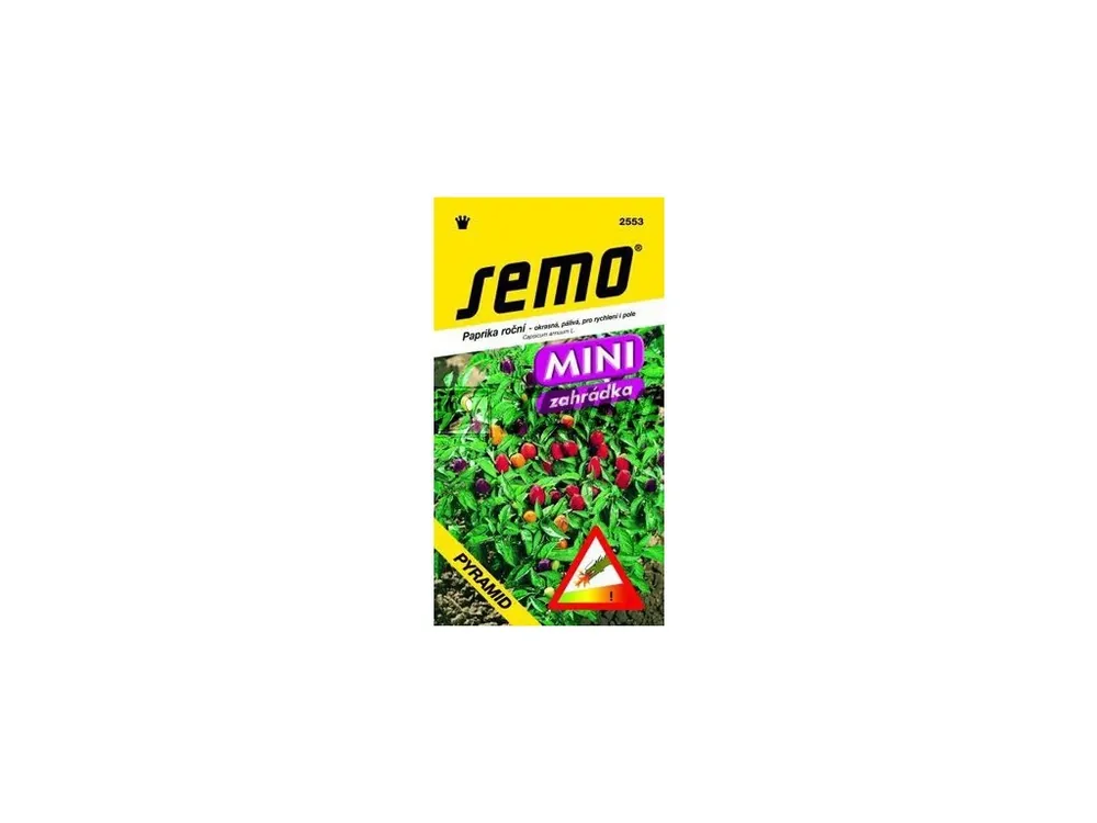 Paprika zeleninová pálivá - Pyramid 20s - série MINI Originální