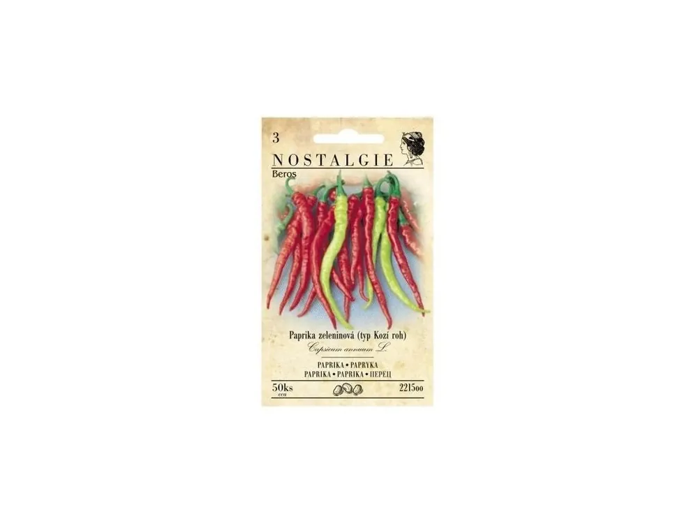 Paprika zeleninová pálivá Beros - NOSTALGIE Koupit Online