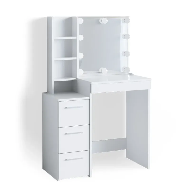 Toaletní stolek Meryl Bílá 80 cm s LED osvětlením Vicco Koupit Online