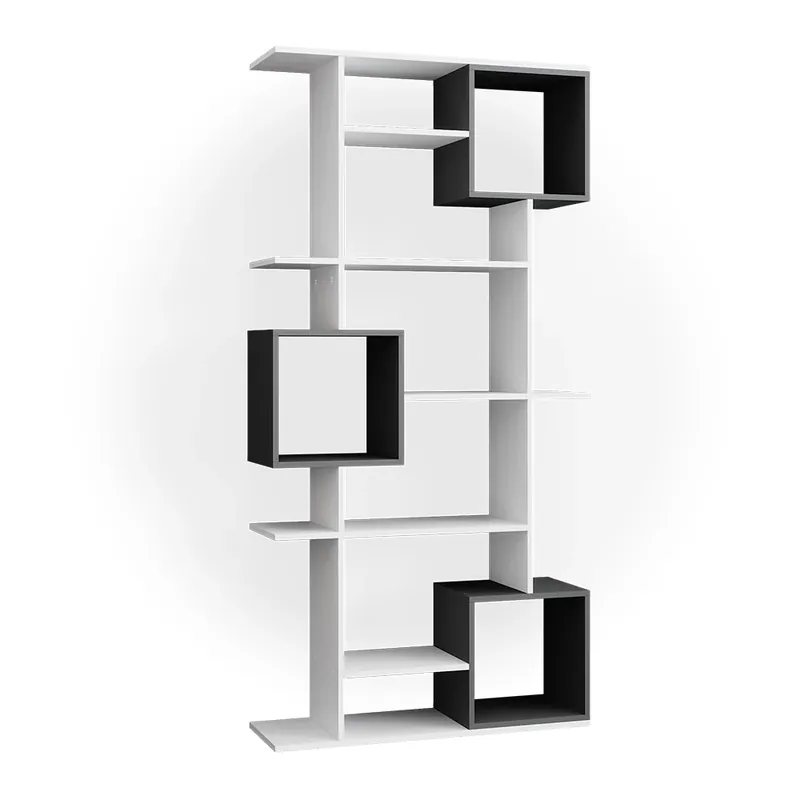 Nejlepší Volba Dělicí stěna Cube Bílá/antracitová 92 x 187.7 cm Vicco