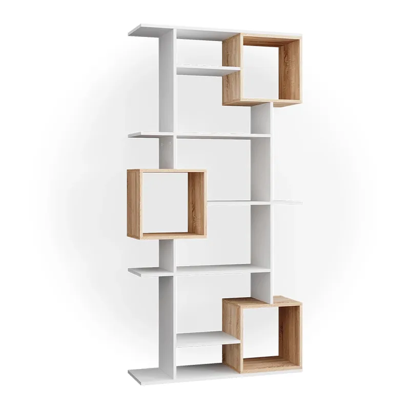 Dělicí stěna Cube Bílá/Sonoma 92 x 187.7 cm Vicco Expresní Doručení