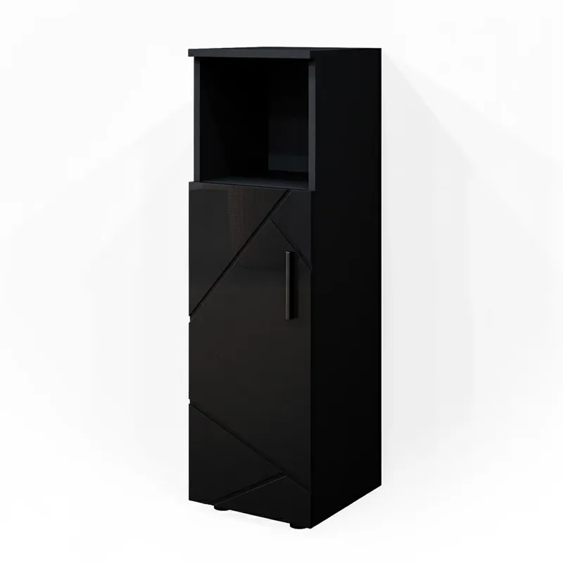 Střední skříňka Irma Antracitový vysoký lesk 30 x 95 cm Vicco Koupit Online