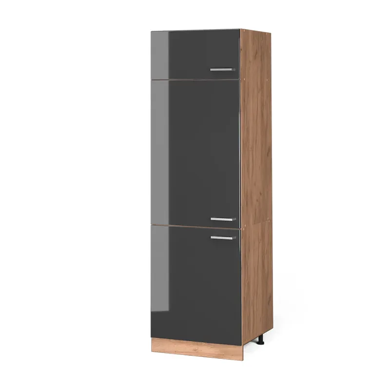 Skříňka na lednici R-Line Antracitový vysoký lesk 60 cm Vicco Výprodej