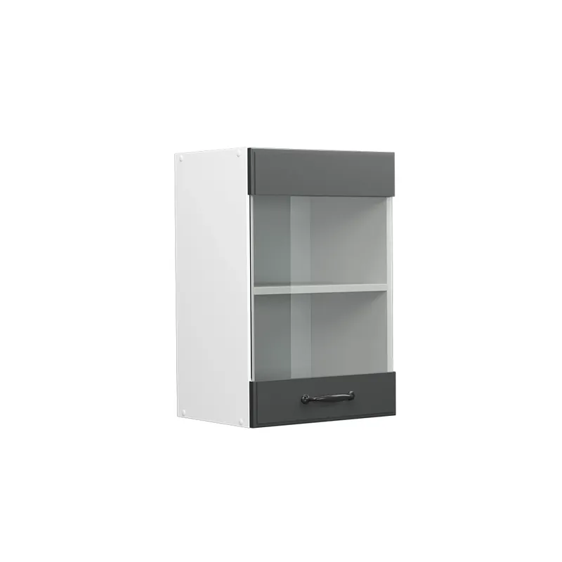 Skleněná kuchyňská skříňka R-Line Antracitový venkovský dům 40 cm Vicco Oblíbený