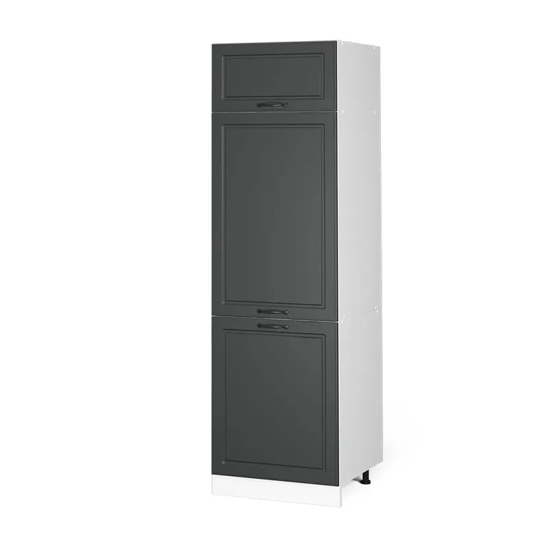 Skříňka na lednici R-Line Antracitový venkovský dům 60 cm Vicco Akční Cena