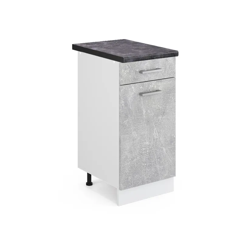 Cenový Hit Spodní skříňka kuchyňské linky R-Line Beton 40 cm , PD Antracit Vicco