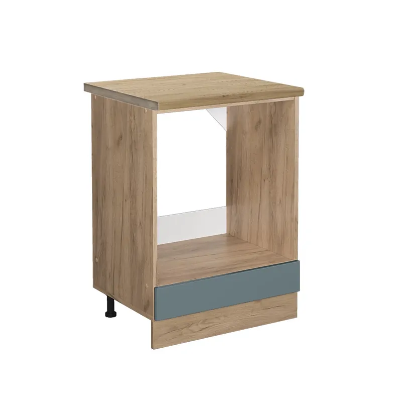Nejprodávanější Skříňka na vestavěnou troubu R-Line Modrošedá 60 cm , PD Dub Vicco