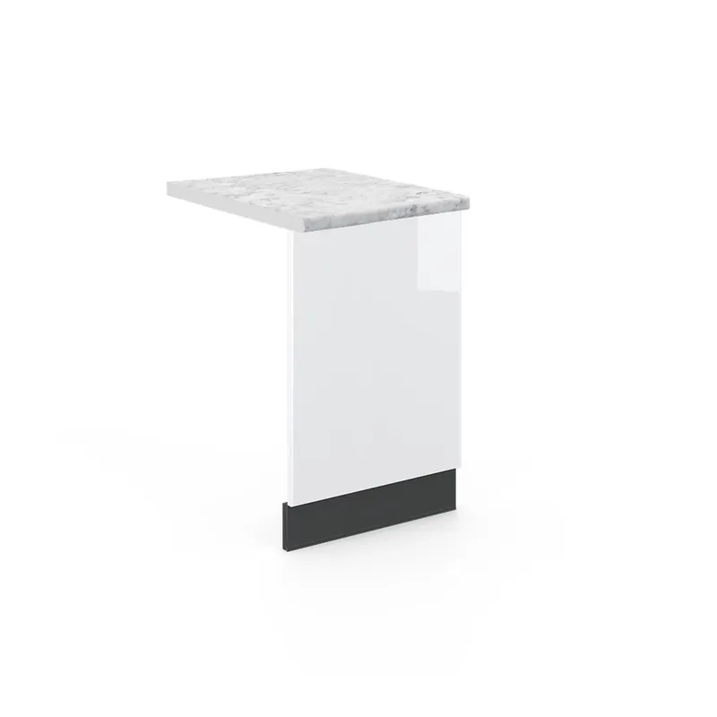 Omezená Nabídka Přední panel Fame-Line Bílá vysoký lesk 45 cm , PD Mramor Vicco