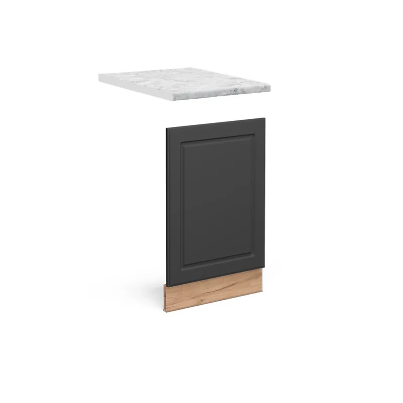 Přední panel Fame-Line Antracitově zlatý 45 cm , PD Mramor Vicco Přímo Od Výrobce