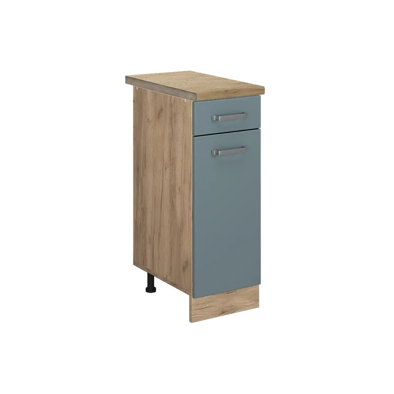Spodní skříňka kuchyňské linky R-Line Modrošedá 30 cm , PD Dub Vicco Expresní Doručení