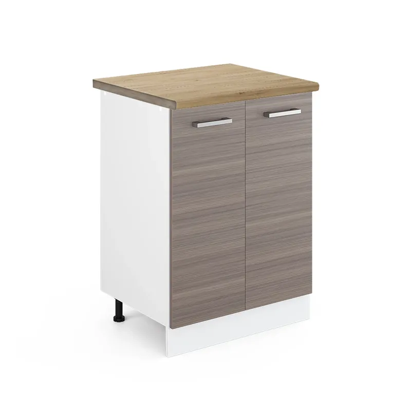 Spodní skříňka kuchyňské linky R-Line Ušlechtilá šedá 60 cm , PD Dub Vicco Bezpečná Platba