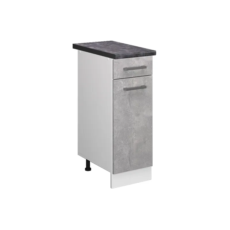 Výhodná Nabídka Spodní skříňka kuchyňské linky R-Line Beton 30 cm , PD Antracit Vicco