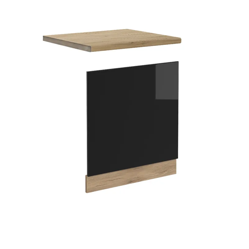 Přední panel R-Line Černý vysoký lesk 60 cm , PD Dub Vicco Omezená Nabídka