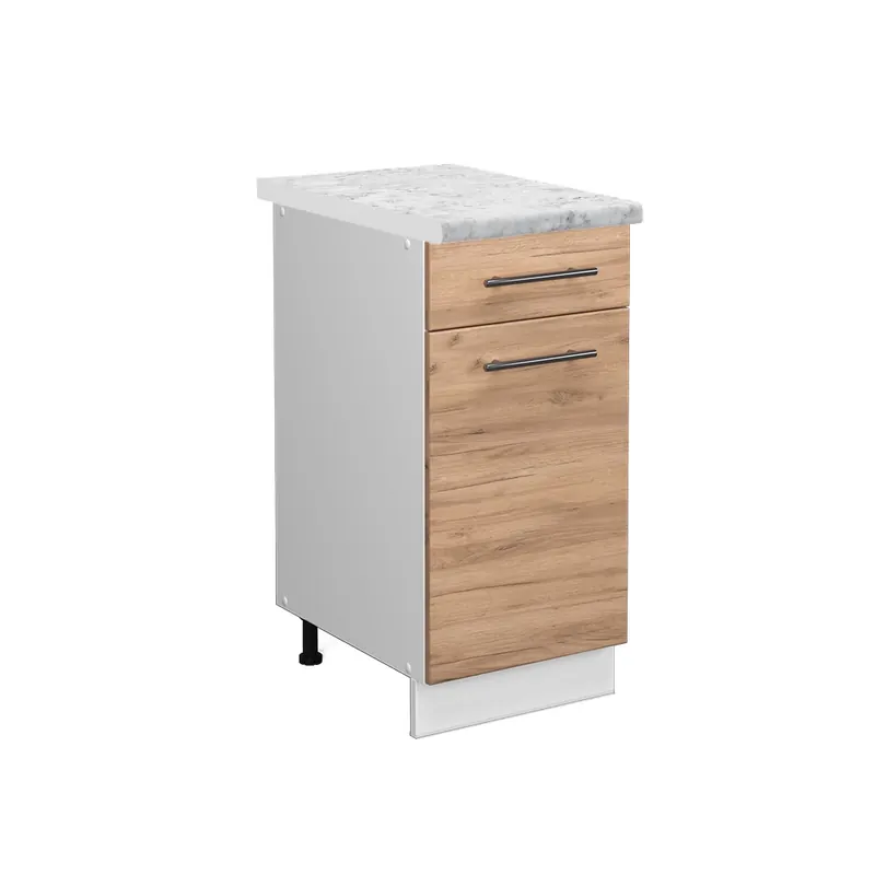 Spodní skříňka kuchyňské linky Fame-Line Zlatý mocný dub 40 cm , PD Mramor Vicco Nakupujte Hned