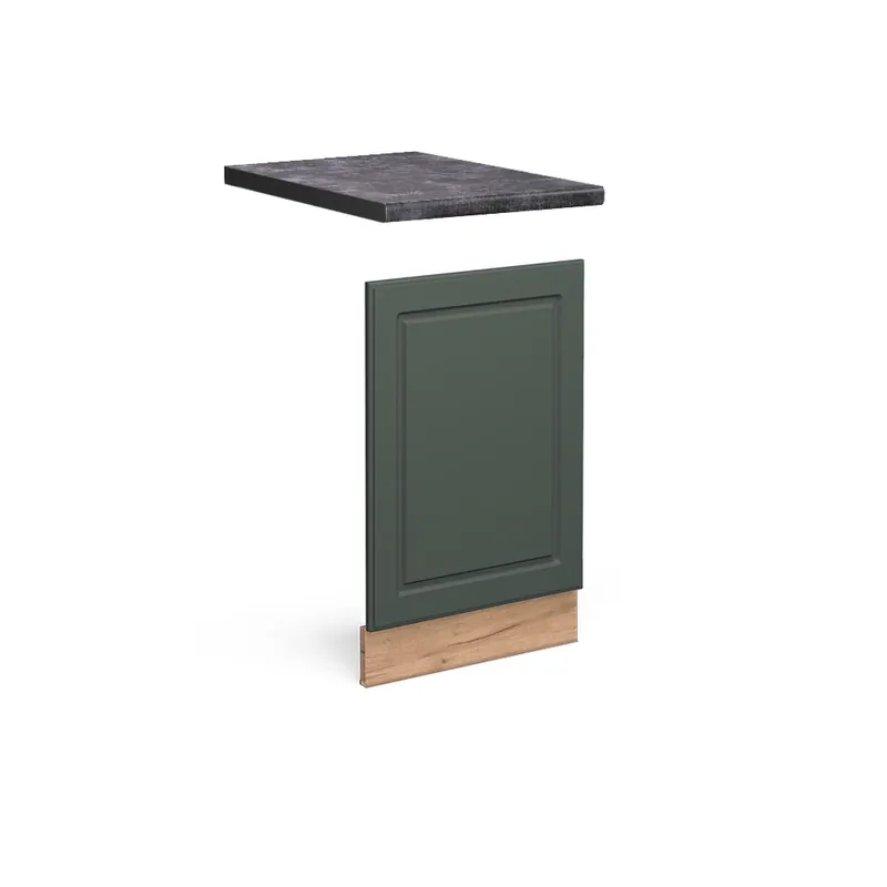 Tovární Cena Přední panel Fame-Line Zelená zlatá země 45 cm , PD Antracit Vicco