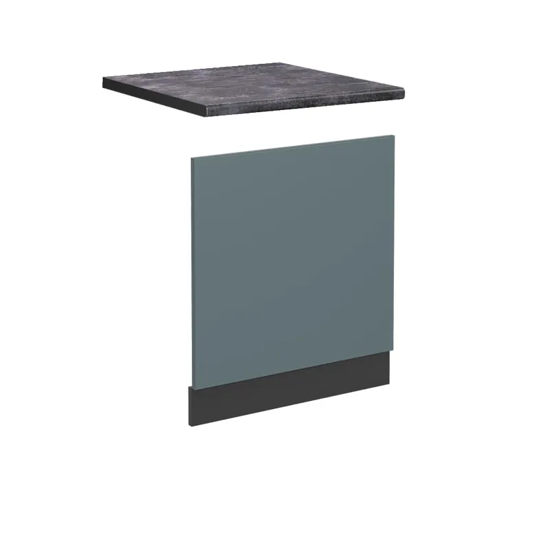 Sezónní Sleva Přední panel R-Line Modrošedá 60 cm , PD Antracit Vicco