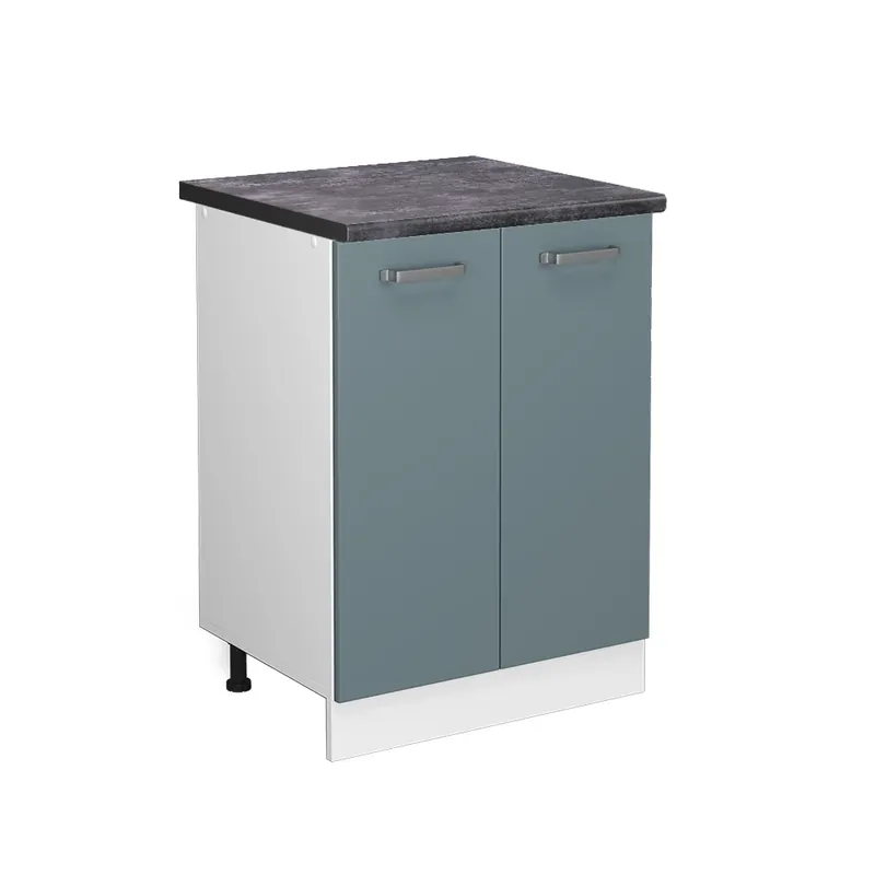 Spodní skříňka kuchyňské linky R-Line Modrošedá 60 cm , PD Antracit Vicco Zlevněný
