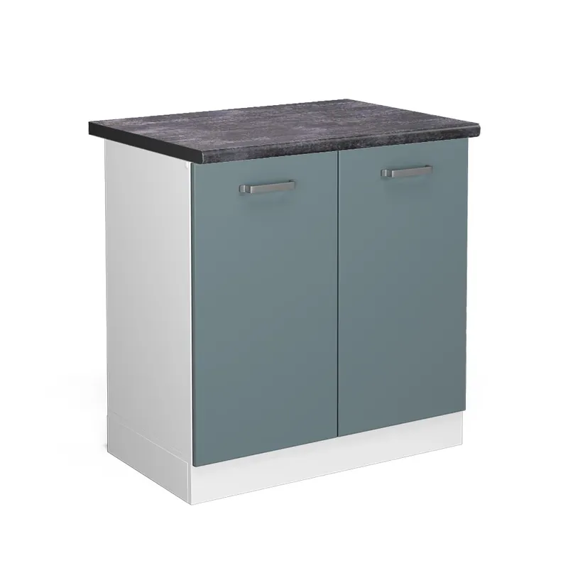 Cenově Výhodný Skříňka pod dřez R-Line Modrošedá 80 cm , PD Antracit Vicco