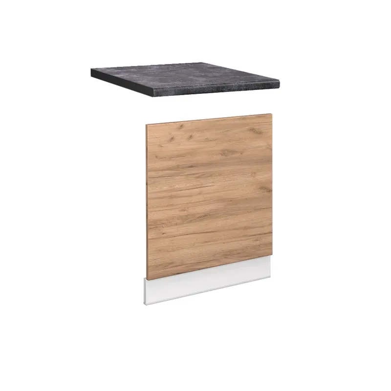Přední panel Fame-Line Zlatý mocný dub 60 cm , PD Antracit Vicco Oblíbený