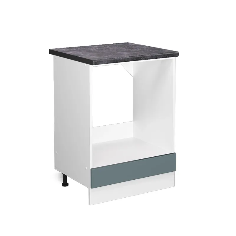 Skříňka na vestavěnou troubu R-Line Modrošedá 60 cm , PD Antracit Vicco Rychlé Dodání