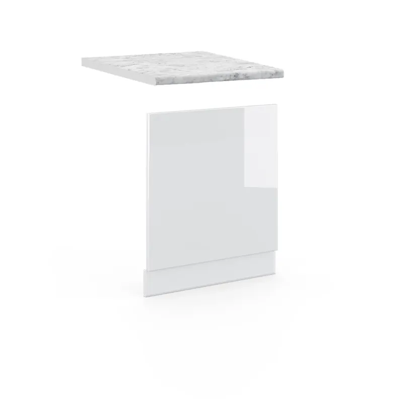 Hit Sezóny Přední panel Fame-Line Bílá vysoký lesk 60 cm , PD Mramor Vicco