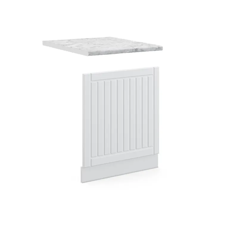 Horká Nabídka Přední panel Fame-Line Bílý venkovský dům 60 cm , PD Mramor Vicco