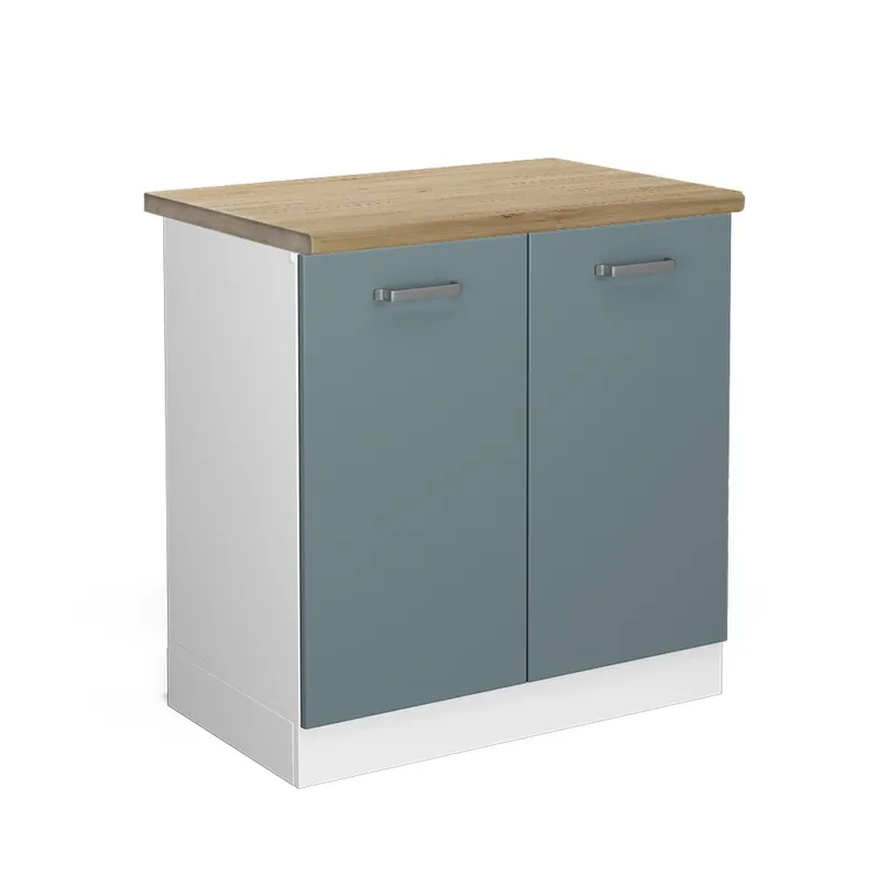 Skříňka pod dřez R-Line Modrošedá 80 cm , PD Dub Vicco Cenově Výhodný