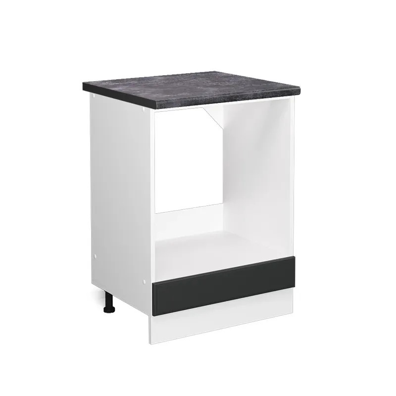 Skříňka na vestavěnou troubu R-Line Antracitový venkovský dům 60 cm , PD Antracit Vicco Akční Nabídka