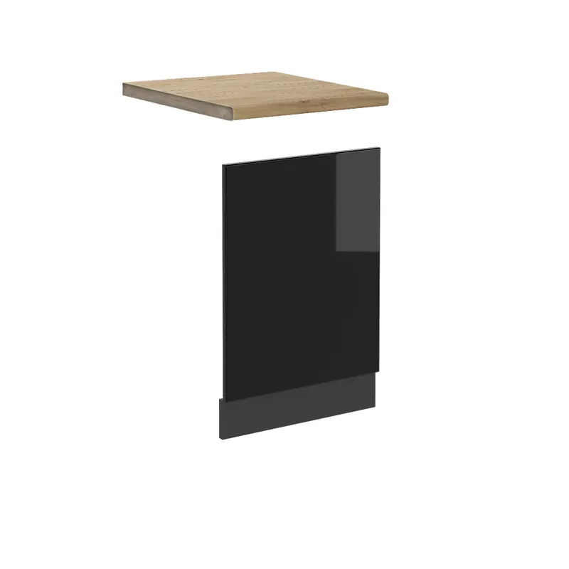 Nejlepší Cena Přední panel R-Line Černý vysoký lesk 45 cm , PD Dub Vicco