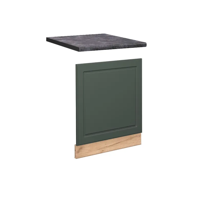 Oblíbený Přední panel Fame-Line Zelená zlatá země 60 cm , PD Antracit Vicco
