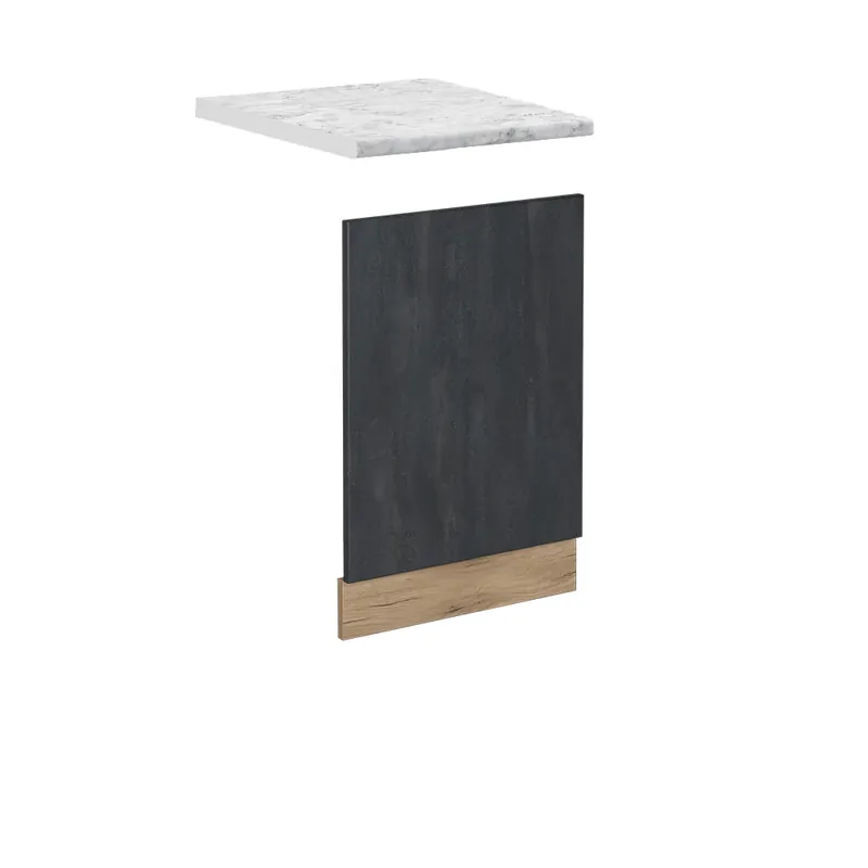 Odeslání Ihned Přední panel R-Line Černý beton 45 cm PD Mramor Vicco
