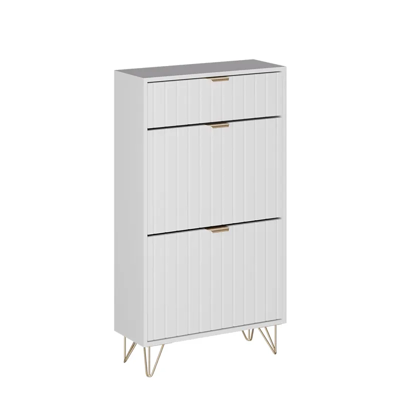 Skříň na boty Helge Bílá 60 x 107.5 cm 2 přihrádky Vicco Ověřený
