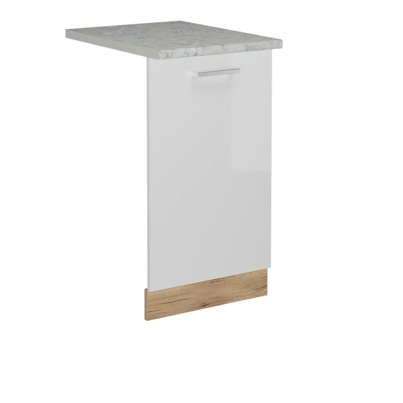 Kup Teď Přední panel R-Line Bílá vysoký lesk 45 cm s pracovní deskou Vicco