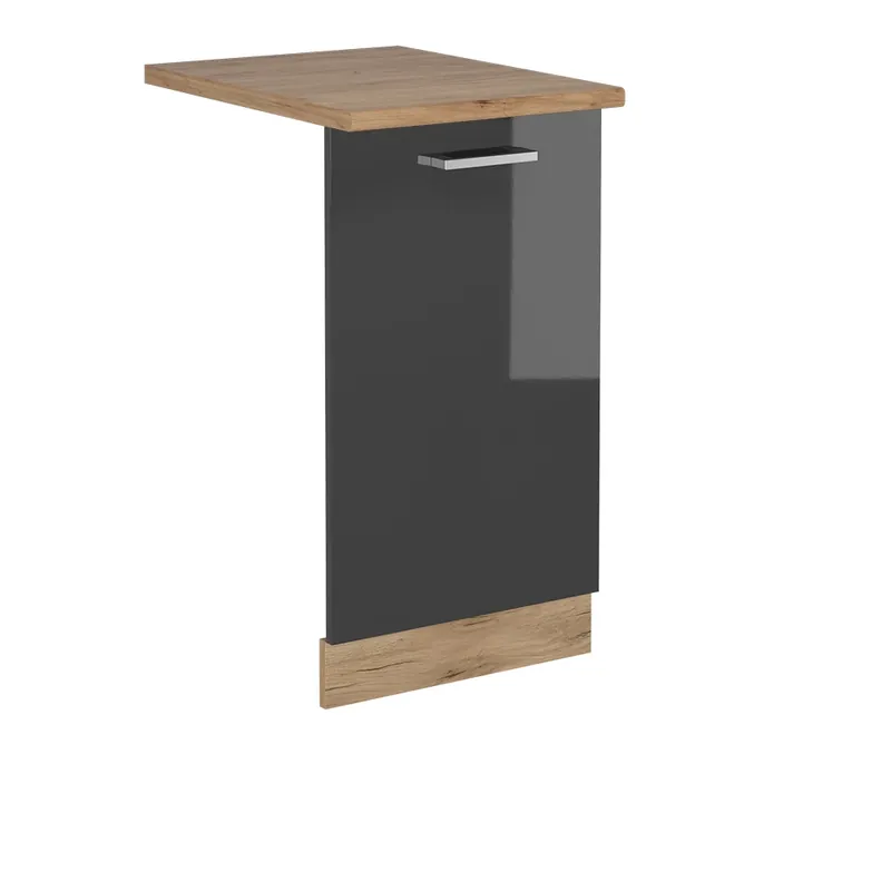 Čelní panel myčky R-Line Antracitový vysoký lesk 45 cm , PD Dub Vicco Horká Nabídka