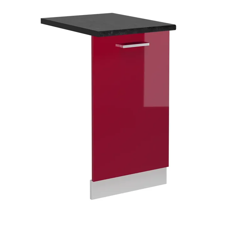 Nejprodávanější Čelní panel myčky R-Line Červená vysoký lesk 45 cm , PD Antracit Vicco