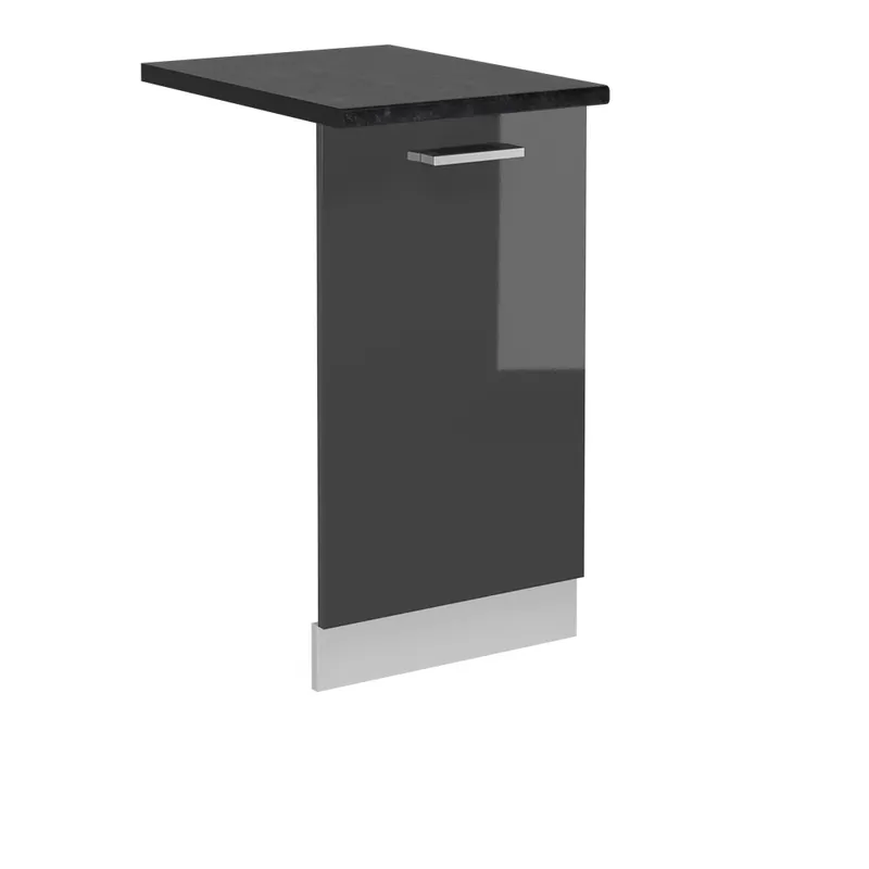 Must-Have Čelní panel myčky R-Line Antracitový vysoký lesk 45 cm , PD Antracit Vicco