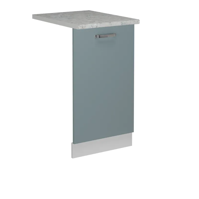 Ihned K Objednání Čelní panel myčky R-Line Modrošedá 45 cm s pracovní deskou Vicco