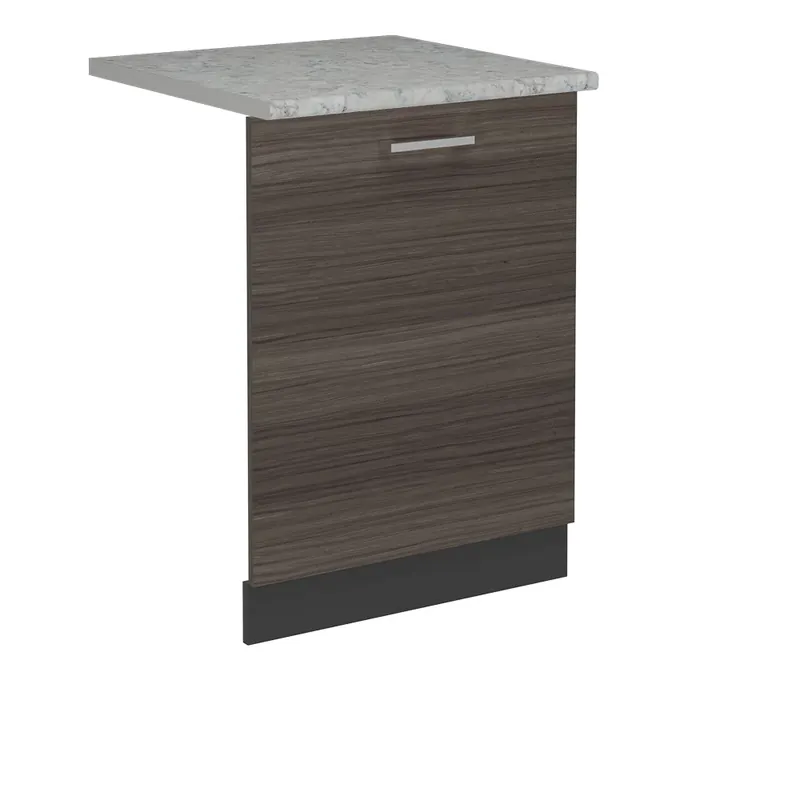 Čelní panel myčky R-Line Ušlechtilá šedá 60 cm s pracovní deskou Vicco Značkový