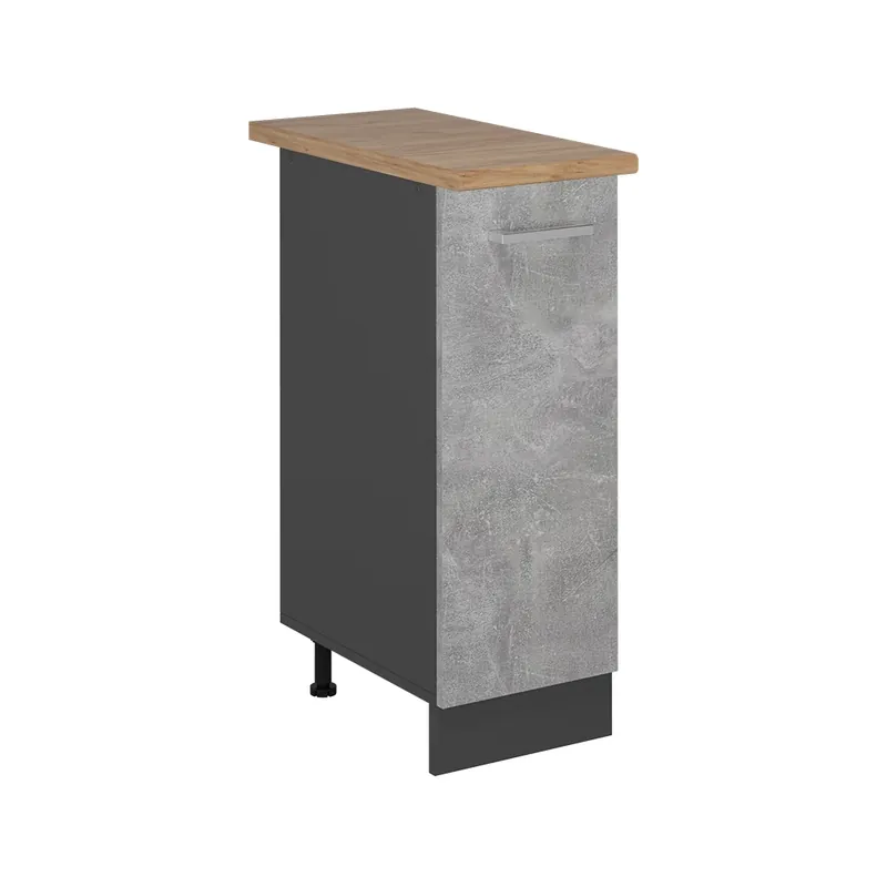 Rychlé Dodání Lékárničková skříňka R-Line Beton 30 cm , PD Dub Vicco