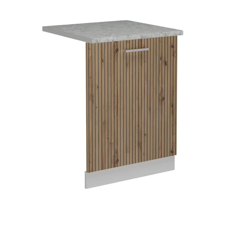 Čelní panel myčky R-Line Řemeslný dub 60 cm s pracovní deskou Vicco Jen Po Omezenou Doba