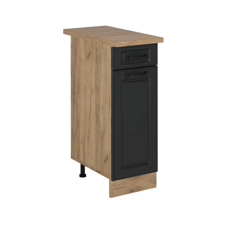 Spodní skříňka kuchyňské linky R-Line Antracitový venkovský dům 30 cm , PD Dub Vicco Výprodej