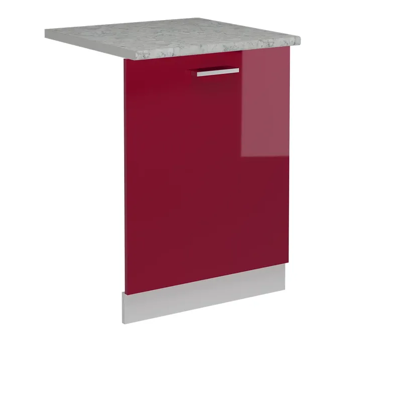 Objednat Nyní Čelní panel myčky R-Line Červená vysoký lesk 60 cm s pracovní deskou Vicco