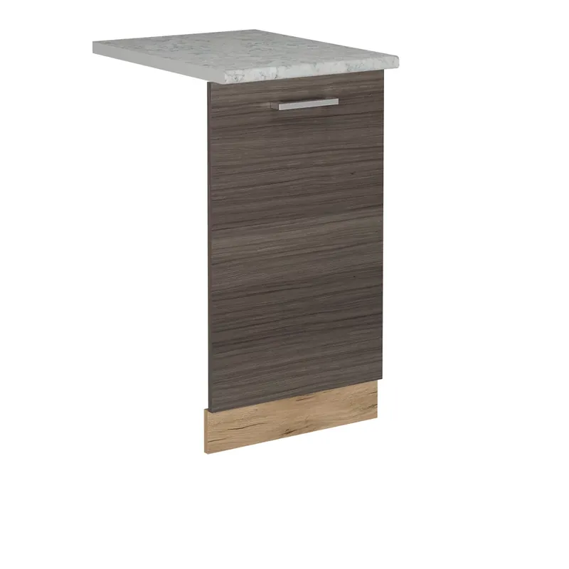 Čelní panel myčky R-Line Ušlechtilá šedá 45 cm s pracovní deskou Vicco Kup Teď