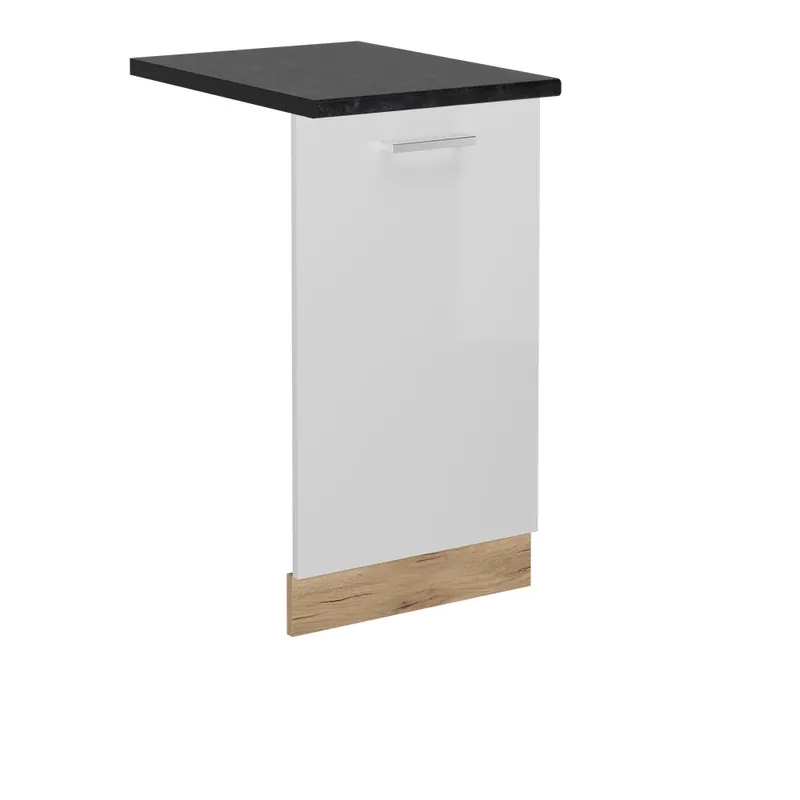 Přední panel R-Line Bílá vysoký lesk 45 cm , PD Antracit Vicco Nejlepší Cena