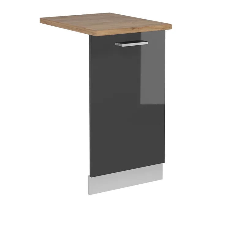 Nejlepší Cena Čelní panel myčky R-Line Antracitový vysoký lesk 45 cm , PD Dub Vicco