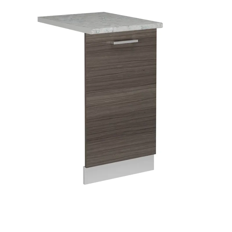 Čelní panel myčky R-Line Ušlechtilá šedá 45 cm s pracovní deskou Vicco Super Cena
