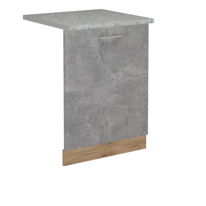 Čelní panel myčky R-Line Beton 60 cm s pracovní deskou Vicco Oblíbený