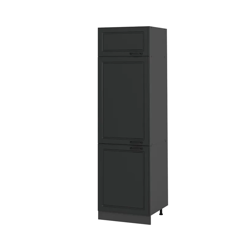 Skříňka na lednici R-Line Antracitový venkovský dům 60 cm Vicco Oblíbený