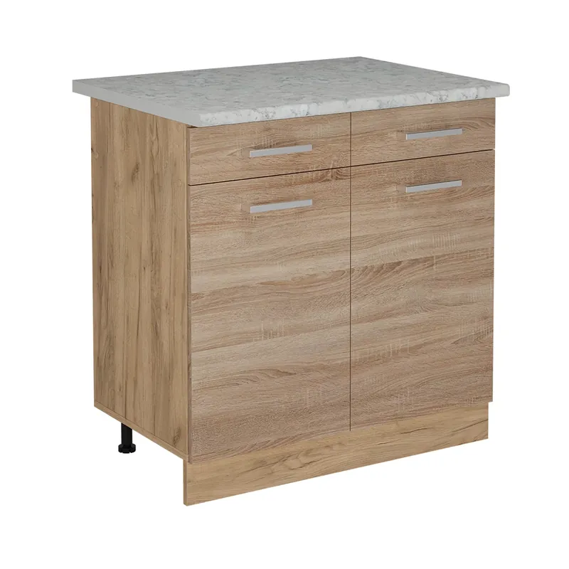 Dokud Zásoby Vydrží Spodní skříňka kuchyňské linky R-Line Sonoma 80 cm PD Mramor Vicco