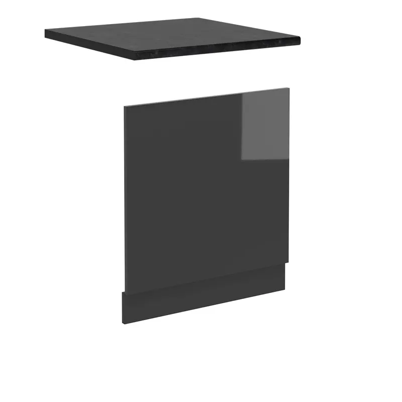 Akční Cena Přední panel R-Line Antracitový vysoký lesk 60 cm , PD Antracit Vicco
